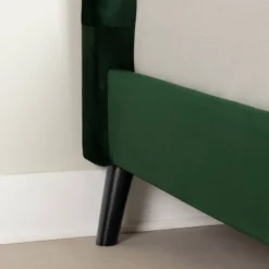 Queen Flam Upholstered Complete Platform Bed Dark Green - South Shore 19 Queen Flam Upholstered Complete Platform Bed Dark Green - South Shore -Baxton Studio Sale Shop GUEST 6295023d cb7b 434f 81ce 29040254bc60