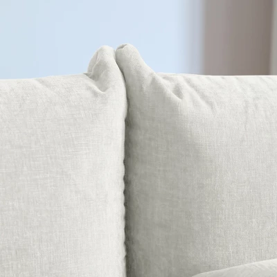 Modular Sectional Sofa,Lovesofa Couch, 77.16inch Minimalist Convertible Sofa Couch, Modern Chenilleyarn 2 Seater Living Room Sofa Sets 5 Modular Sectional Sofa,Lovesofa Couch, 77.16inch Minimalist Convertible Sofa Couch, Modern Chenilleyarn 2 Seater Living Room Sofa Sets - Image 5