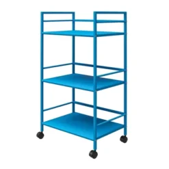 Cache Metal Rolling Cart Blue - Novogratz -Baxton Studio Sale Shop GUEST 630ad681 4f34 48dc b1e9 cdacf43f161e