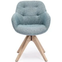 Upholstered Swivel Dining Armchair - Kinwell -Baxton Studio Sale Shop GUEST 63576c39 3991 4fbf 9fc3 6efce3abcef6