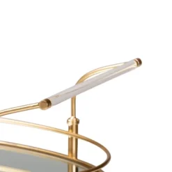 Nakano Metal And Glass 2 Tier Wine Cart Gold/Mirror - Baxton Studio 9 Nakano Metal And Glass 2 Tier Wine Cart Gold/Mirror - Baxton Studio -Baxton Studio Sale Shop GUEST 63998cfc d331 4ebf 9b08 ad3495fc190d