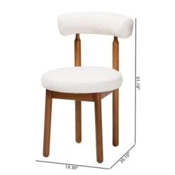 Baxton Studio 2pc Edric Boucle Fabric And Wood Dining Chair Set 17 Baxton Studio 2pc Edric Boucle Fabric And Wood Dining Chair Set -Baxton Studio Sale Shop GUEST 63bae733 fee1 4895 ad23 e4b5f062e407