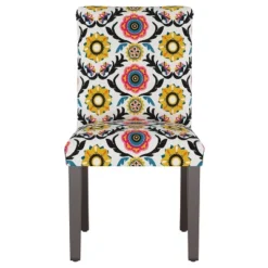 Hendrix Dining Chair In Damask - Skyline Furniture -Baxton Studio Sale Shop GUEST 63fbe9f9 4bb6 4f19 b6b2 d448b4b4c49f