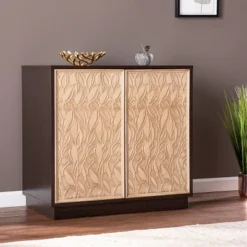 Sunel Anywhere Accent Cabinet Brown/Cream - Aiden Lane -Baxton Studio Sale Shop GUEST 63fc93d3 89a2 49ef 9fe0 a0268556b563