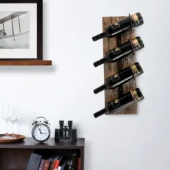 Twine Rustic Country Wood And Metal Wine Rack, Set Of 1, Wall Mounted Wine Rack, Wine Storage, Wood And Wrought Iron 9 Twine Rustic Country Wood And Metal Wine Rack, Set Of 1, Wall Mounted Wine Rack, Wine Storage, Wood And Wrought Iron -Baxton Studio Sale Shop GUEST 643cc567 e15a 4621 9498 e796ca8a1c68