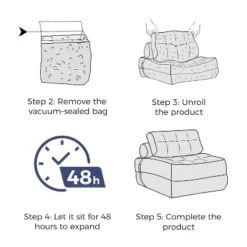 MAXYOYO Corduroy Folding Sofa Bed, Convertible Sleeper Chair With Pillow Foldable Mattress With Back Support 25 MAXYOYO Corduroy Folding Sofa Bed, Convertible Sleeper Chair With Pillow Foldable Mattress With Back Support -Baxton Studio Sale Shop GUEST 644e2dbe 25c6 4e6f a22d 9b2acca82cb5