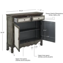 Duncan Cabinet Console Table - Powell -Baxton Studio Sale Shop GUEST 64c9acbd dc0a 43f0 966b 1f2e6e7b9e63