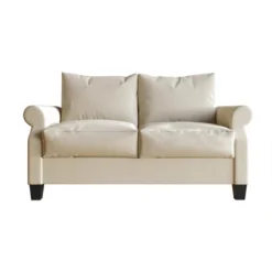 ChaletPosh Linen Love Seat -Baxton Studio Sale Shop GUEST 6542c89a 257a 466d b254 18f14a94fa75