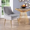 Beverly Velvet Dining Chair Gray - Abbyson Living