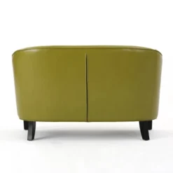 Justine Faux Leather Loveseat - Christopher Knight Home -Baxton Studio Sale Shop GUEST 65d12ed1 1ab3 47ba 841b 0f0b754de34e