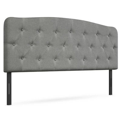 Costway Full Size Upholstered Headboard Only Adjust Button Tufted Faux Linen Light GreyDark Grey 11 Costway Full Size Upholstered Headboard Only Adjust Button Tufted Faux Linen Light GreyDark Grey - Image 11