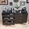 FUFU&GAGA 6 Drawer Storage Dresser Modern Chest Of Drawers Sideboard