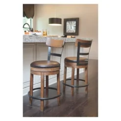 Pinnadel Uph Swivel Counter Height Barstools Light Brown - Signature Design By Ashley -Baxton Studio Sale Shop GUEST 66b76b6f 1838 4a9f 94c8 9ce8a0806ea4