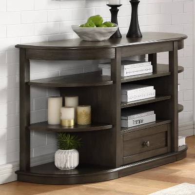 Lusk Wooden Sofa Table Gray - HOMES: Inside + Out 1 Lusk Wooden Sofa Table Gray - HOMES: Inside + Out