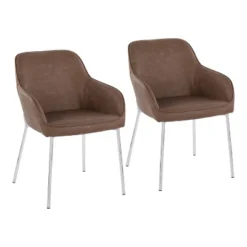 Set Of 2 Daniella Dining Chairs - LumiSource -Baxton Studio Sale Shop GUEST 6715b051 0ebb 43c5 acba 147a952d435e