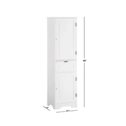 Brighton Kitchen Storage Pantry Cabinet White - Buylateral -Baxton Studio Sale Shop GUEST 6753431d f7d8 4287 b52e c5dc4dbee049