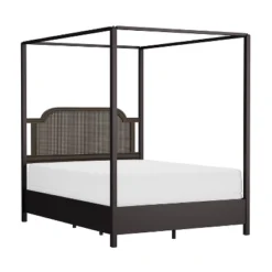 Melanie Wood And Metal Canopy Bed Oiled Bronze - Hillsdale Furniture 26 Melanie Wood And Metal Canopy Bed Oiled Bronze - Hillsdale Furniture -Baxton Studio Sale Shop GUEST 678369b9 1c83 4d16 8acf 07d557687ec8