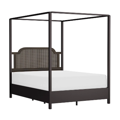 Melanie Wood And Metal Canopy Bed Oiled Bronze - Hillsdale Furniture 13 Melanie Wood And Metal Canopy Bed Oiled Bronze - Hillsdale Furniture - Image 13