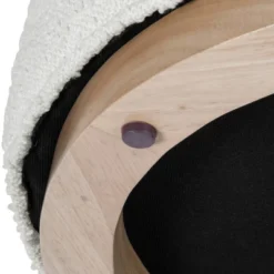 HomePop Cloud Ottoman With Wood Base -Baxton Studio Sale Shop GUEST 68161950 b167 49af a36e 38ec284a8ba1