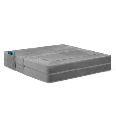 Delta Children Kids' And Toddlers Convertible Sofa And Play Set - Modular Foam Couch And Flip Out Lounger With 2 Ottomans - Gray - 3ct 9 Delta Children Kids' And Toddlers Convertible Sofa And Play Set - Modular Foam Couch And Flip Out Lounger With 2 Ottomans - Gray - 3ct - Image 9