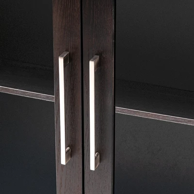 Modern Sideboard, Buffet Storage Cabinet With Tempered Glass Doors And Adjustable Shelves-ModernLuxe 10 Modern Sideboard, Buffet Storage Cabinet With Tempered Glass Doors And Adjustable Shelves-ModernLuxe - Image 10