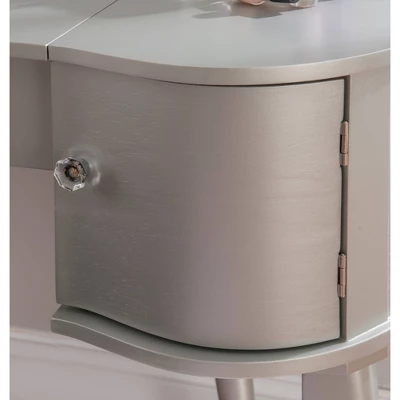 Paloma Vanity Set Silver - Linon 15 Paloma Vanity Set Silver - Linon - Image 15