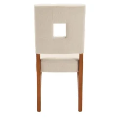 Set Of 2 Troy Upholstered Fabric Keyhole Dining Chairs - Inspire Q -Baxton Studio Sale Shop GUEST 6a8cf814 731e 4fc4 88cb 017b923bab9d