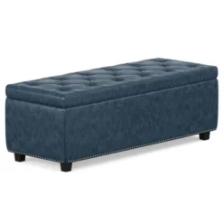 48" Springfield Storage Ottoman - Wyndenhall -Baxton Studio Sale Shop GUEST 6ac6e318 ef40 4de9 9e65 fbaf9558b6ad
