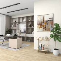 Contemporary Iron Bar Cart Gold - Olivia & May -Baxton Studio Sale Shop GUEST 6af5b925 fc36 49a5 82ee e84327e57010