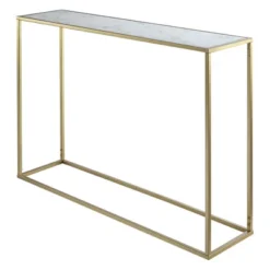 Gold Coast Faux Marble Console Table Gold - Breighton Home -Baxton Studio Sale Shop GUEST 6b3fce56 8500 4548 a062 1c0f4a6a7d48