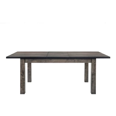 5pc Grayson Extendable Dining Table With Padded Seats Gray Oak - Picket House Furnishings 1 5pc Grayson Extendable Dining Table With Padded Seats Gray Oak - Picket House Furnishings