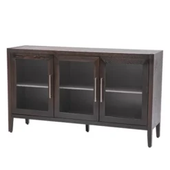 Modern Sideboard, Buffet Storage Cabinet With Tempered Glass Doors And Adjustable Shelves-ModernLuxe 15 Modern Sideboard, Buffet Storage Cabinet With Tempered Glass Doors And Adjustable Shelves-ModernLuxe -Baxton Studio Sale Shop GUEST 6bd736d2 5d6a 44b6 aded 2098bbd714e1