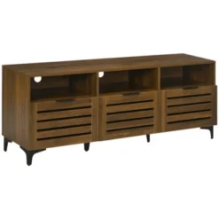 HOMCOM TV Cabinet Stand For TVs Up To 65", Entertainment Center With Drawer, Doors, And Storage Shelves For Living Room, Bedroom -Baxton Studio Sale Shop GUEST 6bfb5b00 e4c7 4ccd b6f6 d99429a94dfe