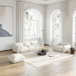 Modular Sectional Sofa,Lovesofa Couch, 77.16inch Minimalist Convertible Sofa Couch, Modern Chenilleyarn 2 Seater Living Room Sofa Sets 22 Modular Sectional Sofa,Lovesofa Couch, 77.16inch Minimalist Convertible Sofa Couch, Modern Chenilleyarn 2 Seater Living Room Sofa Sets -Baxton Studio Sale Shop GUEST 6c1eab04 16fc 4d55 9f3c ad1b0e079b4c