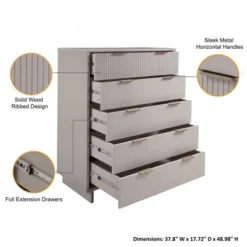 Manhattan Comfort 2pc Granville Chest And Dresser Bedroom Set -Baxton Studio Sale Shop GUEST 6cc9c919 8de0 4c90 b951 225febffb636