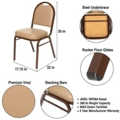 2pk Premium Vinyl Upholstered Stack Chair - Hampden Furnishings -Baxton Studio Sale Shop GUEST 6e0c7eb5 a2b9 422b 925c 2f59acdc227c
