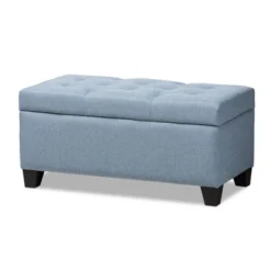 Michaela Modern And Contemporary Fabric Upholstered Storage Ottoman - Baxton Studio -Baxton Studio Sale Shop GUEST 6e68f5d0 fa9c 490b a683 cf8dbec6fb2f