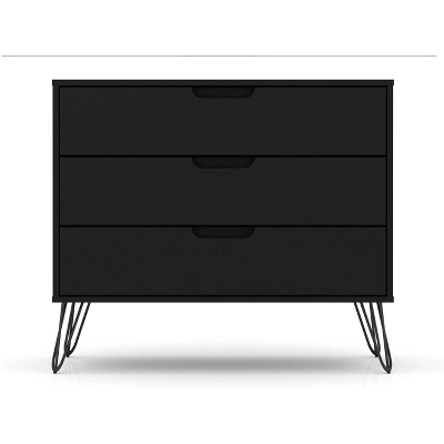 Rockefeller 10 Drawer Dresser, 3 Drawer Dresser And 2 Drawer Nightstand Set - Manhattan Comfort 3 Rockefeller 10 Drawer Dresser, 3 Drawer Dresser And 2 Drawer Nightstand Set - Manhattan Comfort - Image 3
