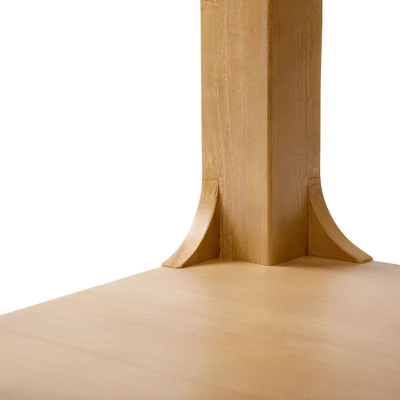 Plank+Beam Solid Wood 40" Modern Rectangular Coffee Table With Storage Shelf 3 Plank+Beam Solid Wood 40" Modern Rectangular Coffee Table With Storage Shelf - Image 3