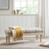 Harstrom Storage Bench Beige - Martha Stewart