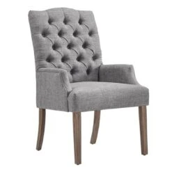 Raghnaid Distressed Tufted Linen Dining Chair - Inspire Q 15 Raghnaid Distressed Tufted Linen Dining Chair - Inspire Q -Baxton Studio Sale Shop GUEST 6fa509c4 a6c3 48f6 b081 211892ee3847