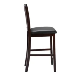Costway Set Of 2 Bar Stools Counter Height Chairs W/ PU Leather Seat Espresso 15 Costway Set Of 2 Bar Stools Counter Height Chairs W/ PU Leather Seat Espresso -Baxton Studio Sale Shop GUEST 6fb17476 7280 4c30 866f 5646739dc602