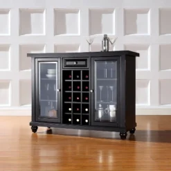 Cambridge Sliding Top Bar Wood/Black - Crosley -Baxton Studio Sale Shop GUEST 7043fbef 3e35 4336 9c8e 9a77f946786a