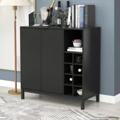 Contemporary Sideboard Stylish Buffet Storage Cabinet - ModernLuxe -Baxton Studio Sale Shop GUEST 704f3cc7 288d 4b9e 9ecc a0c97943b6d1