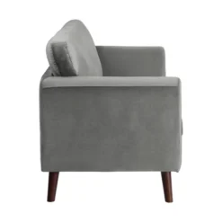 Tolley Velvet Loveseat In Gray - Lexicon 10 Tolley Velvet Loveseat In Gray - Lexicon -Baxton Studio Sale Shop GUEST 7061fedb c0a6 4c7c a603 53ca33a2875e