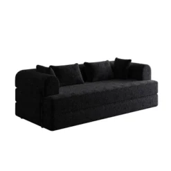 Modern Queen Size Convertible Chenille Sleeper Sofa Bed, Folding Floor Sofa Couch For Living Room, Apartment, Or Bedroom – The Pop Home 13 Modern Queen Size Convertible Chenille Sleeper Sofa Bed, Folding Floor Sofa Couch For Living Room, Apartment, Or Bedroom – The Pop Home -Baxton Studio Sale Shop GUEST 70f0aebb 9b36 41f2 9993 3790b3a545be
