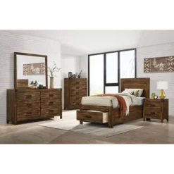 3pc Wren Platform Storage Bedroom Set Chestnut - Picket House Furnishings 17 3pc Wren Platform Storage Bedroom Set Chestnut - Picket House Furnishings -Baxton Studio Sale Shop GUEST 7104e8ae 24c1 49e0 b59e 838d24e836d4