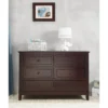 Sorelle Berkley 6-Drawer Double Dresser Espresso