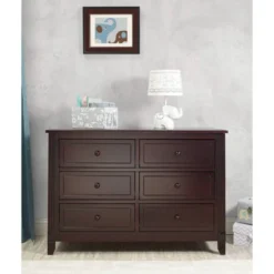 Sorelle Berkley 6-Drawer Double Dresser Espresso