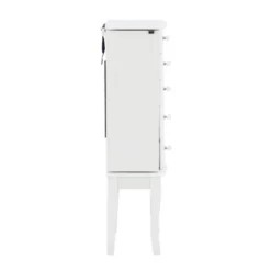 Makenzie Jewelry Armoire White - Powell Company -Baxton Studio Sale Shop GUEST 7193dc7e 8b7b 482a 9bba 670eca807e2f